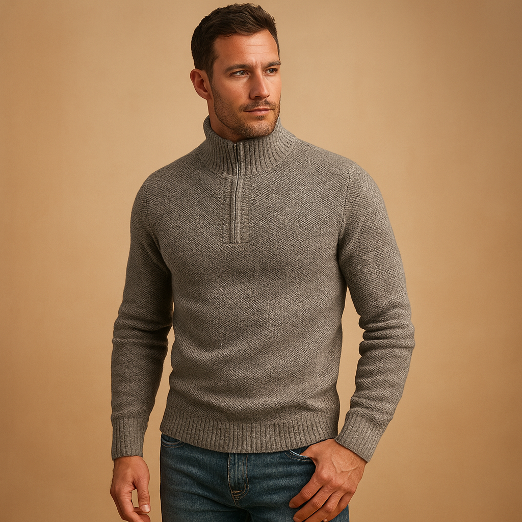 Pull Homme Col Rond Chaud et Confortable