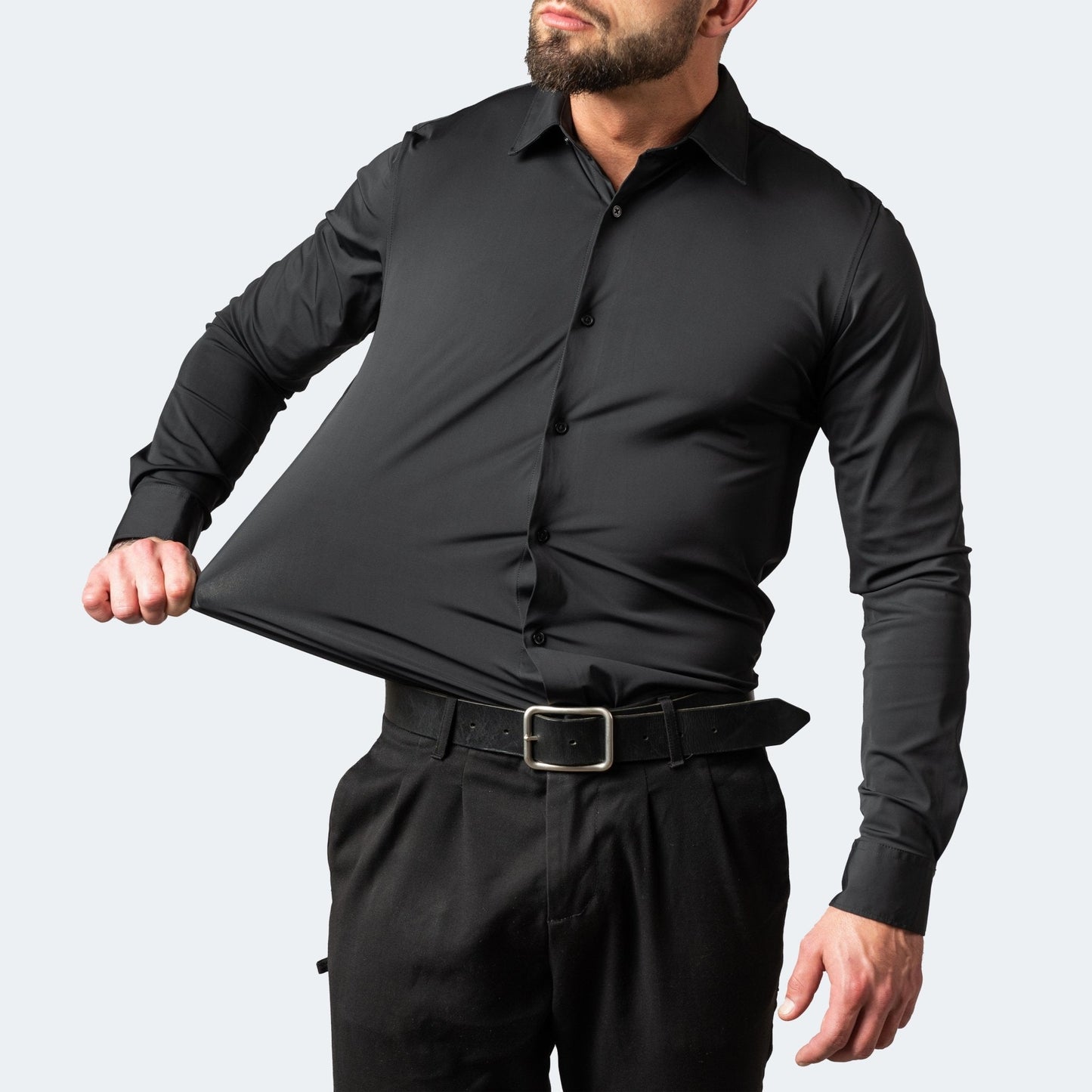 Chemise Homme Slim Fit à Boutons pour Travail Quotidien