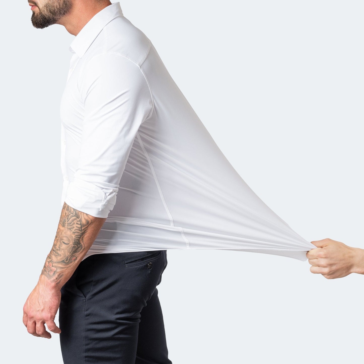 Chemise Homme Slim Fit à Boutons pour Travail Quotidien