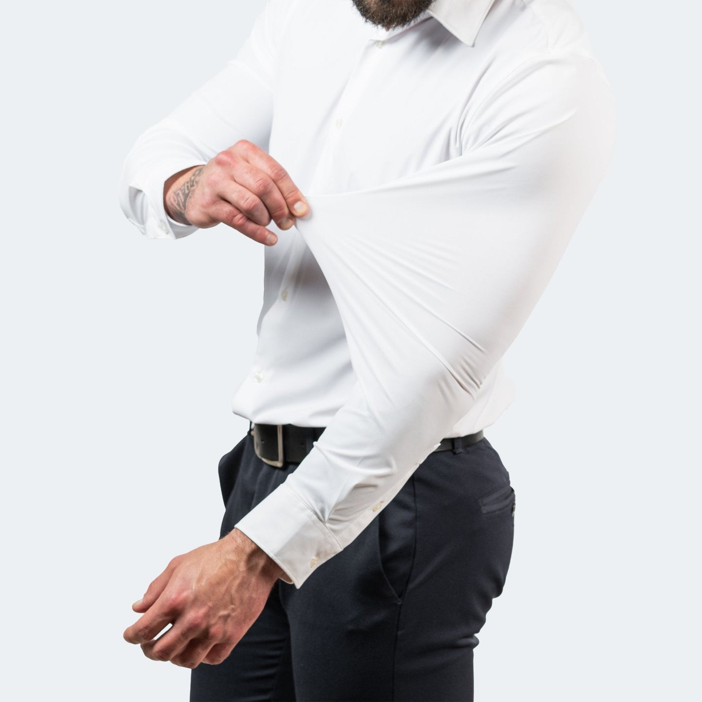 Chemise Homme Slim Fit à Boutons pour Travail Quotidien