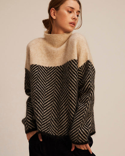 Pull Femme Laine Axé Hiver - LuxeStyle