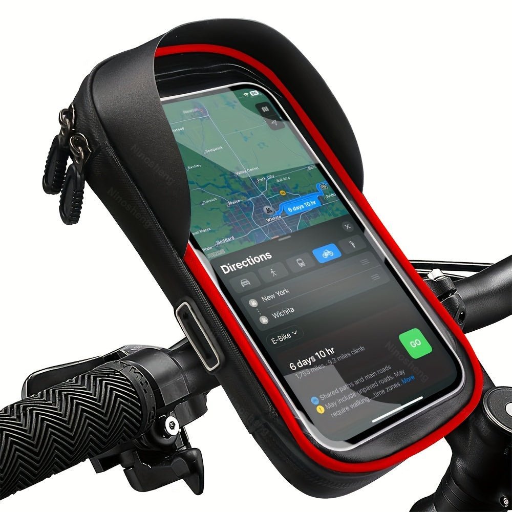 Support Téléphone Vélo et Moto Étanche 360°