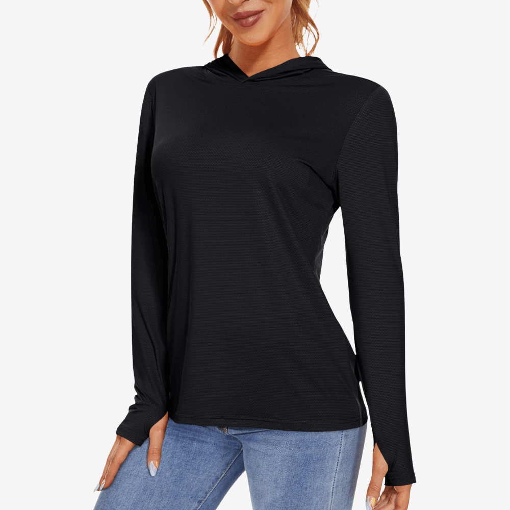 Sweat à capuche féminin léger et protecteur - luxestyle