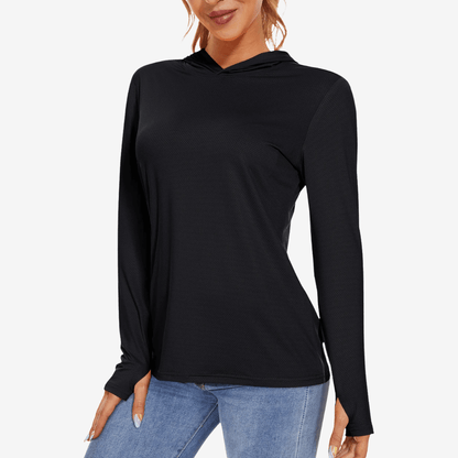 Sweat à capuche féminin léger et protecteur - luxestyle