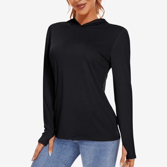 Sweat à capuche féminin léger et protecteur - luxestyle