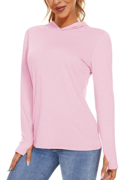 Sweat à capuche féminin léger et protecteur