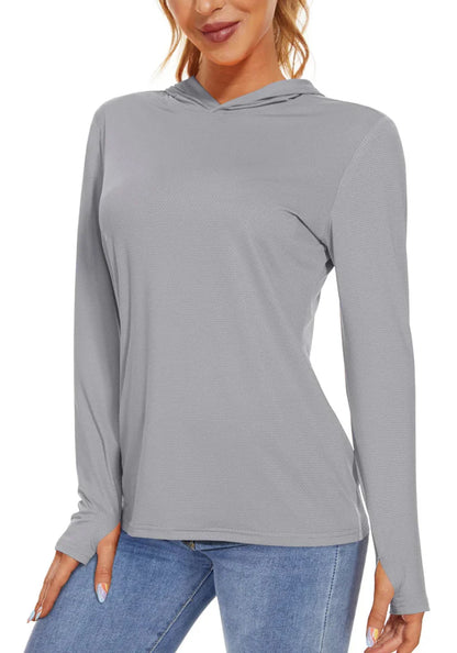 Sweat à capuche féminin léger et protecteur