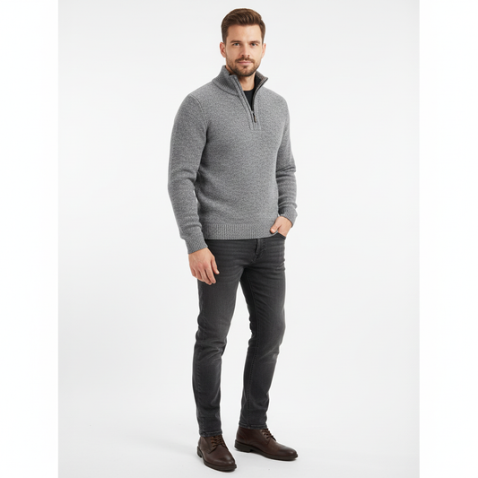 Pull Homme Douillet et Élégant – Sweat à Capuche Confortable Taille Classique - LuxeStyle