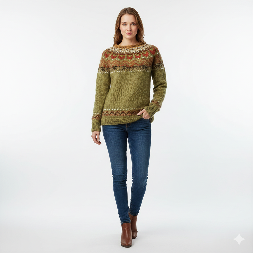 Pull Femme Hiver Coloré – Tricot Chaud et Douillet - LuxeStyle