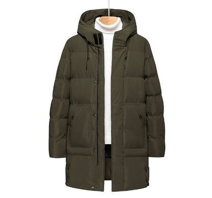 Parka Hiver Homme Élégant Longue