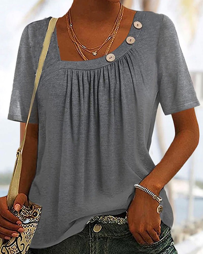 T-shirt Féminin Doux – Débardeur Coton Élégant - LuxeStyle