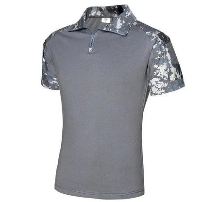 T-shirt léger zippé col montant sport