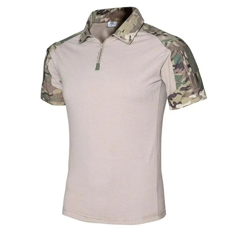 T-shirt léger zippé col montant sport