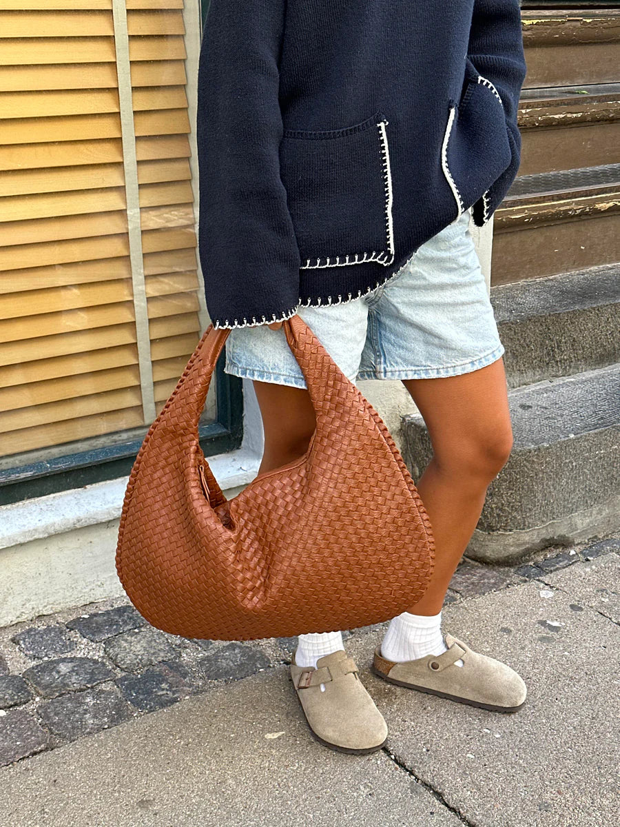 Sac à Main Tressé Chic pour Femme