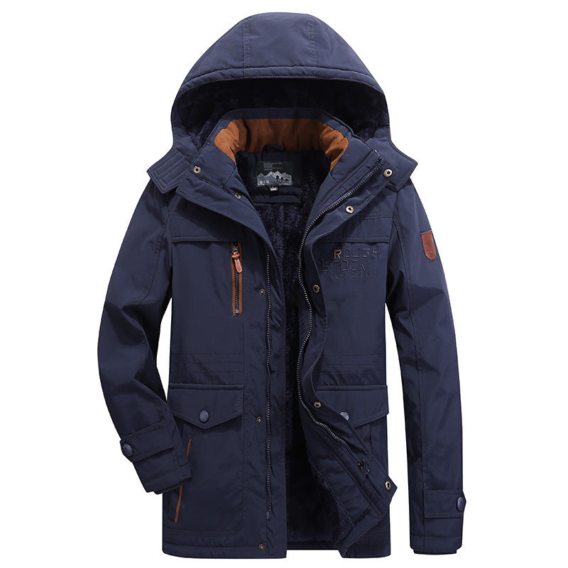 Parka Homme Hiver avec Capuche et Fermeture Éclair - LuxeStyle