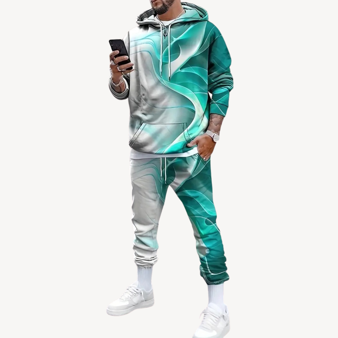 Tenue Sport Homme Décontractée à Capuche Zippée