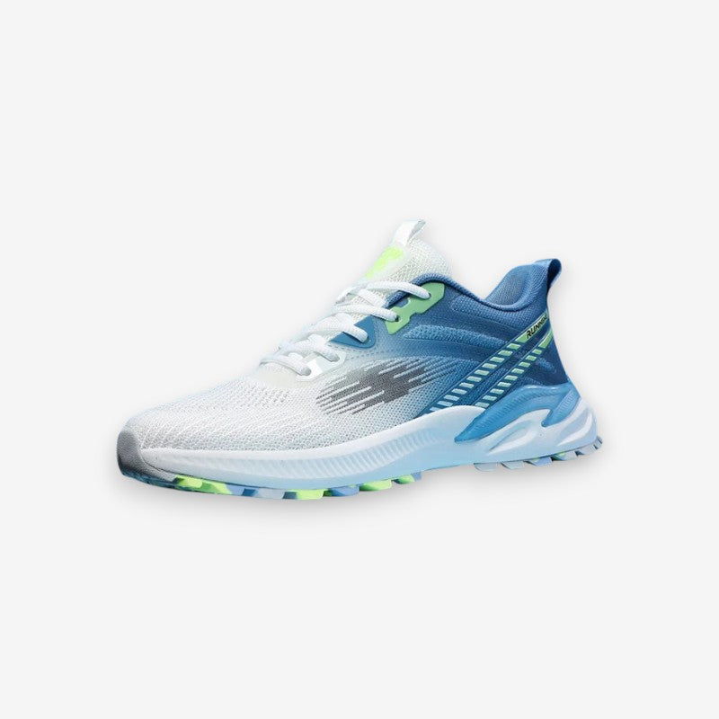 Baskets Sport en Maille Respirante avec Lacets et Semelle Grip