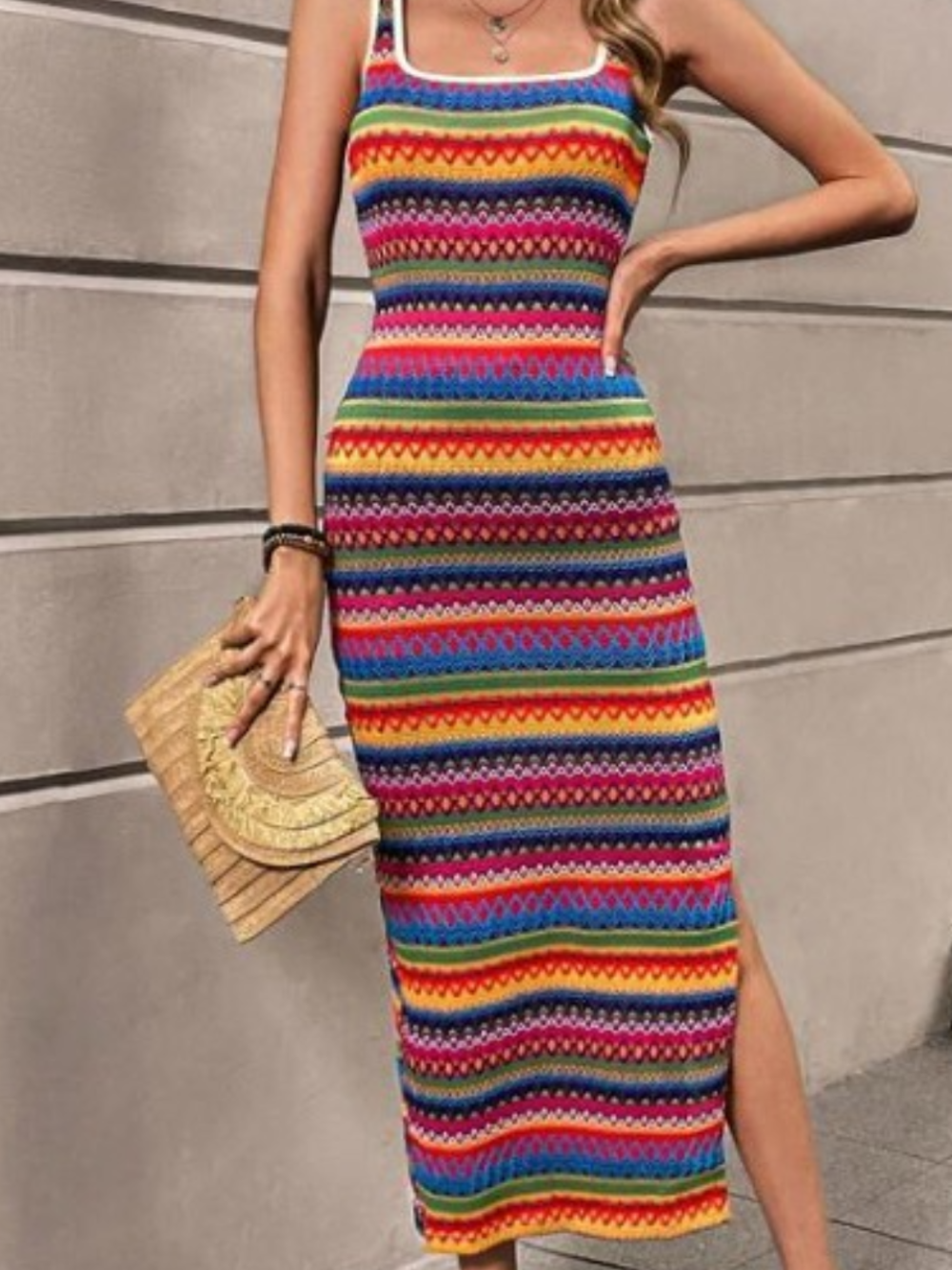 Robe Été Féminine Rayée – Robe Légère et Décontractée pour Femmes - LuxeStyle