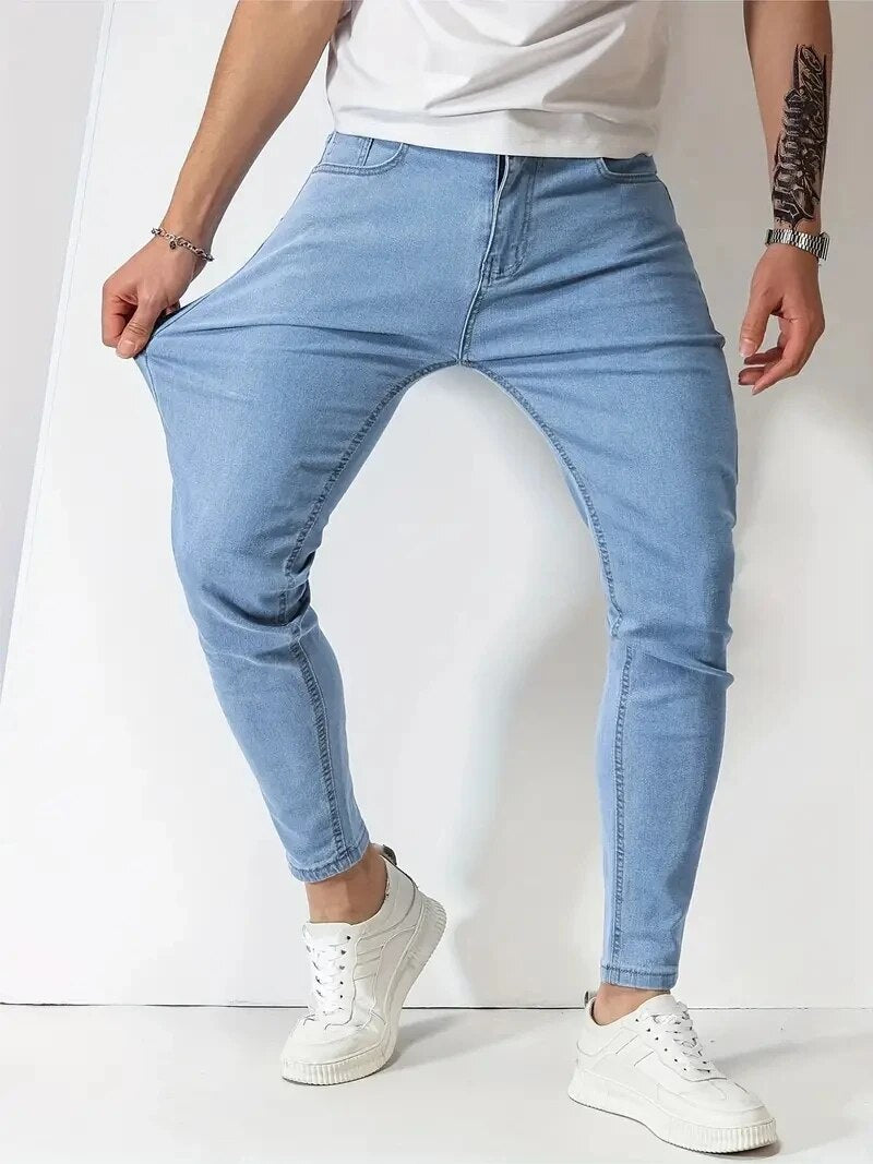 Jean Skinny Élastique Homme Taille Parfaite - LuxeStyle