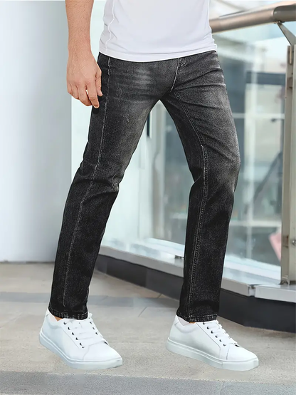 Jean Détente Homme Bleu Foncé Relaxe