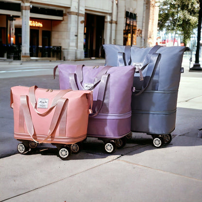 Valises de Voyage Légers Pliables Colorés - LuxeStyle