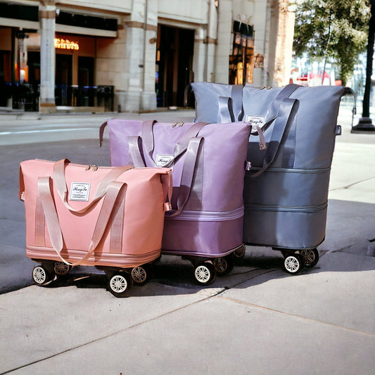 Valises de Voyage Légers Pliables Colorés - LuxeStyle