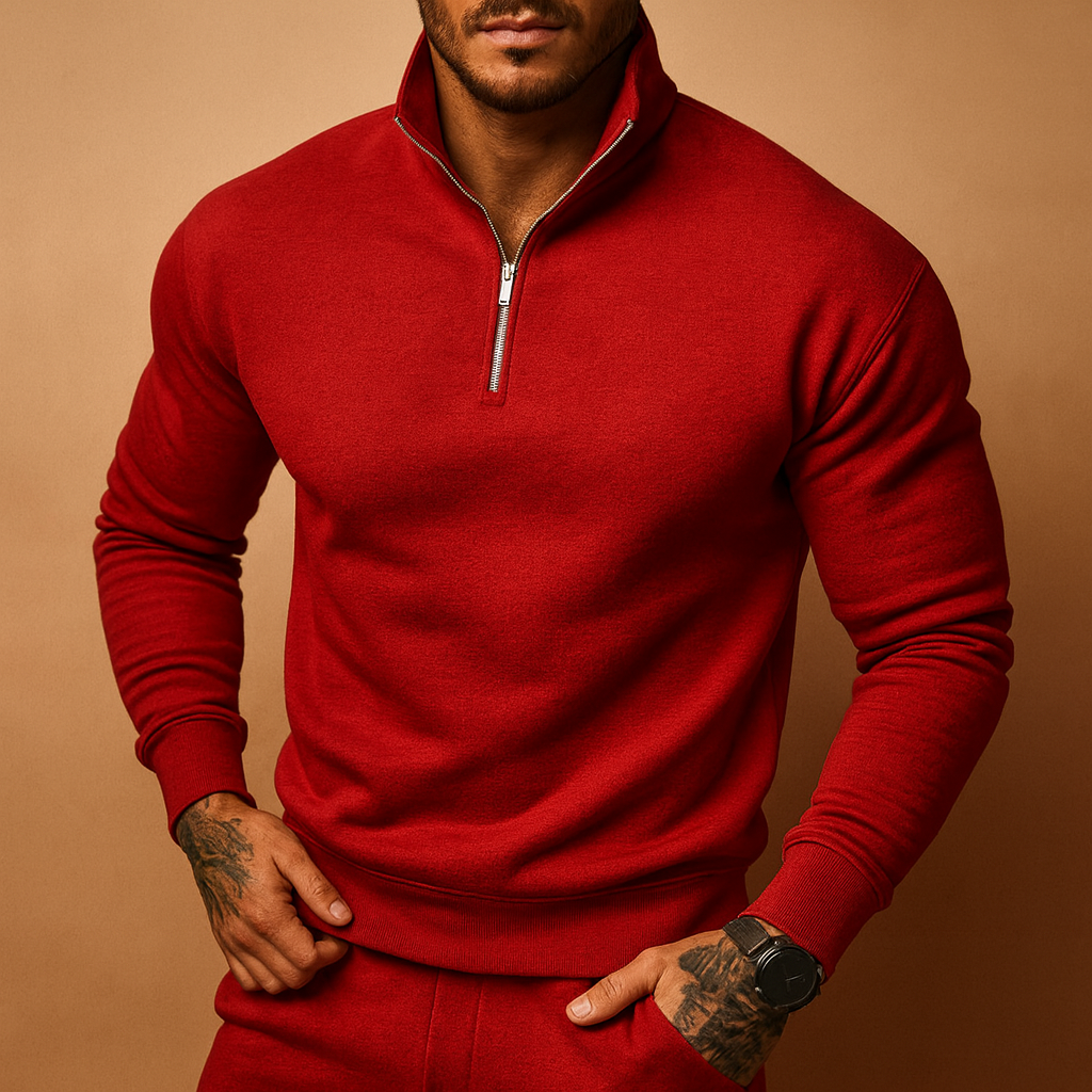 Sweat à capuche homme beige confortable