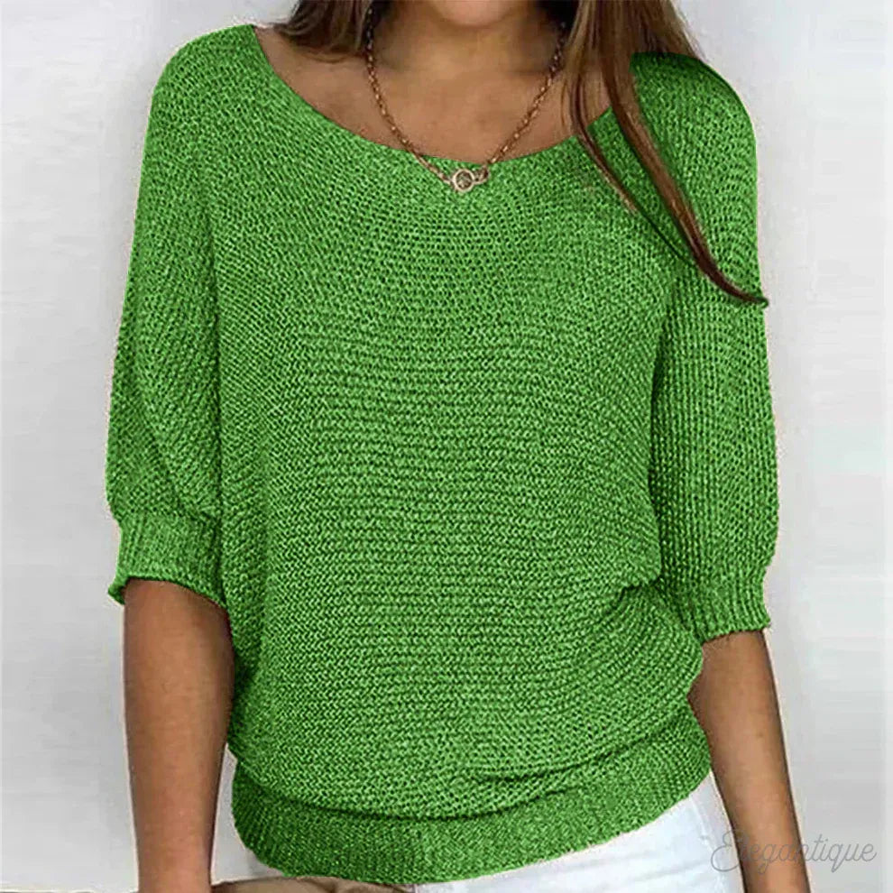 Pull Tricotée Élégant pour Femme | Parfait Pour Le Printemps