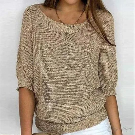 Pull Tricotée Élégant pour Femme | Parfait Pour Le Printemps - LuxeStyle