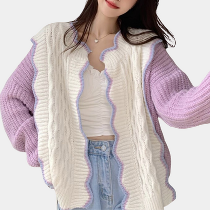 MELUSINA - Cardigan Tricot pour Femmes