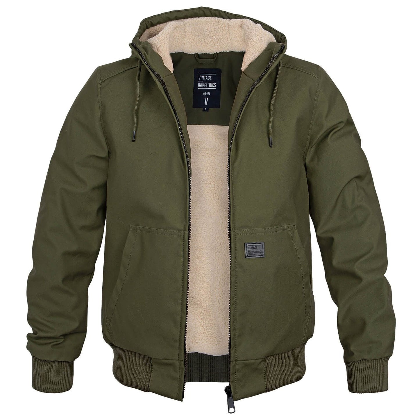 Veste à capuche polaire homme hiver chaud