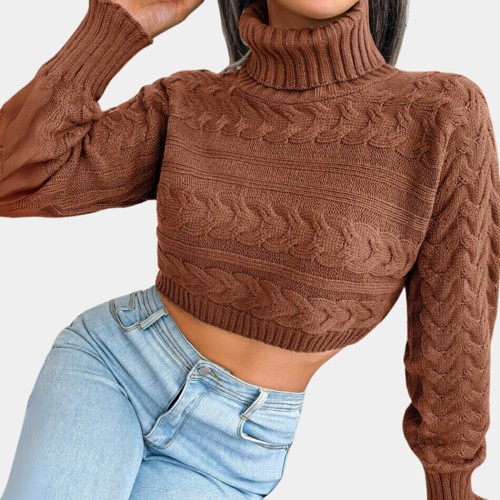 KIMBERLY - Pull Court Moderne pour Femmes