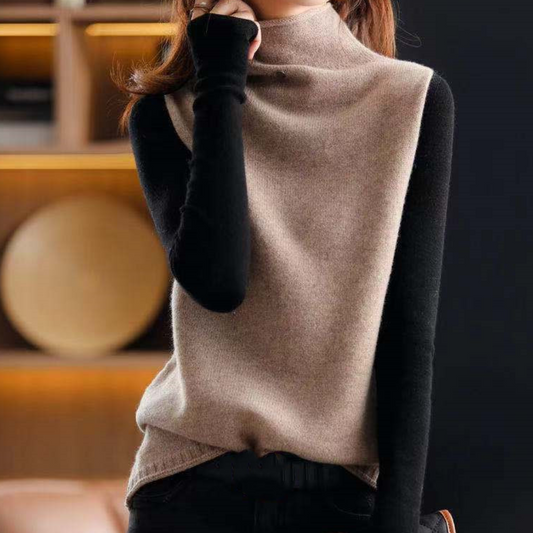 ESZTER - Pull Elégant à Col Roulé pour Femmes
