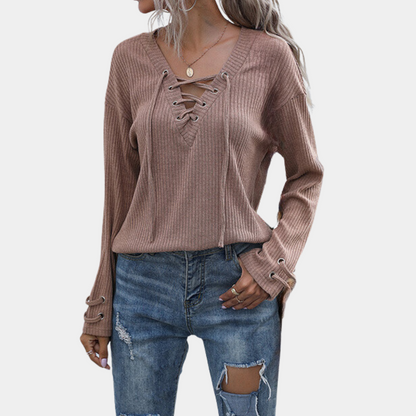 ROSALINA - Pull Tricoté Élégant pour Femmes
