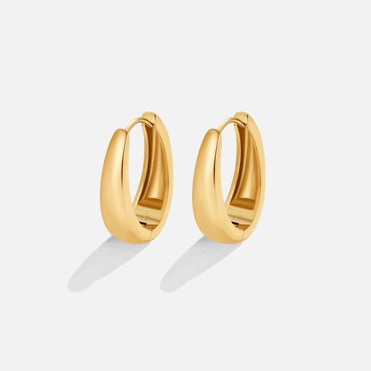 Boucles d'oreilles en or Brillantes Classiques - LuxeStyle