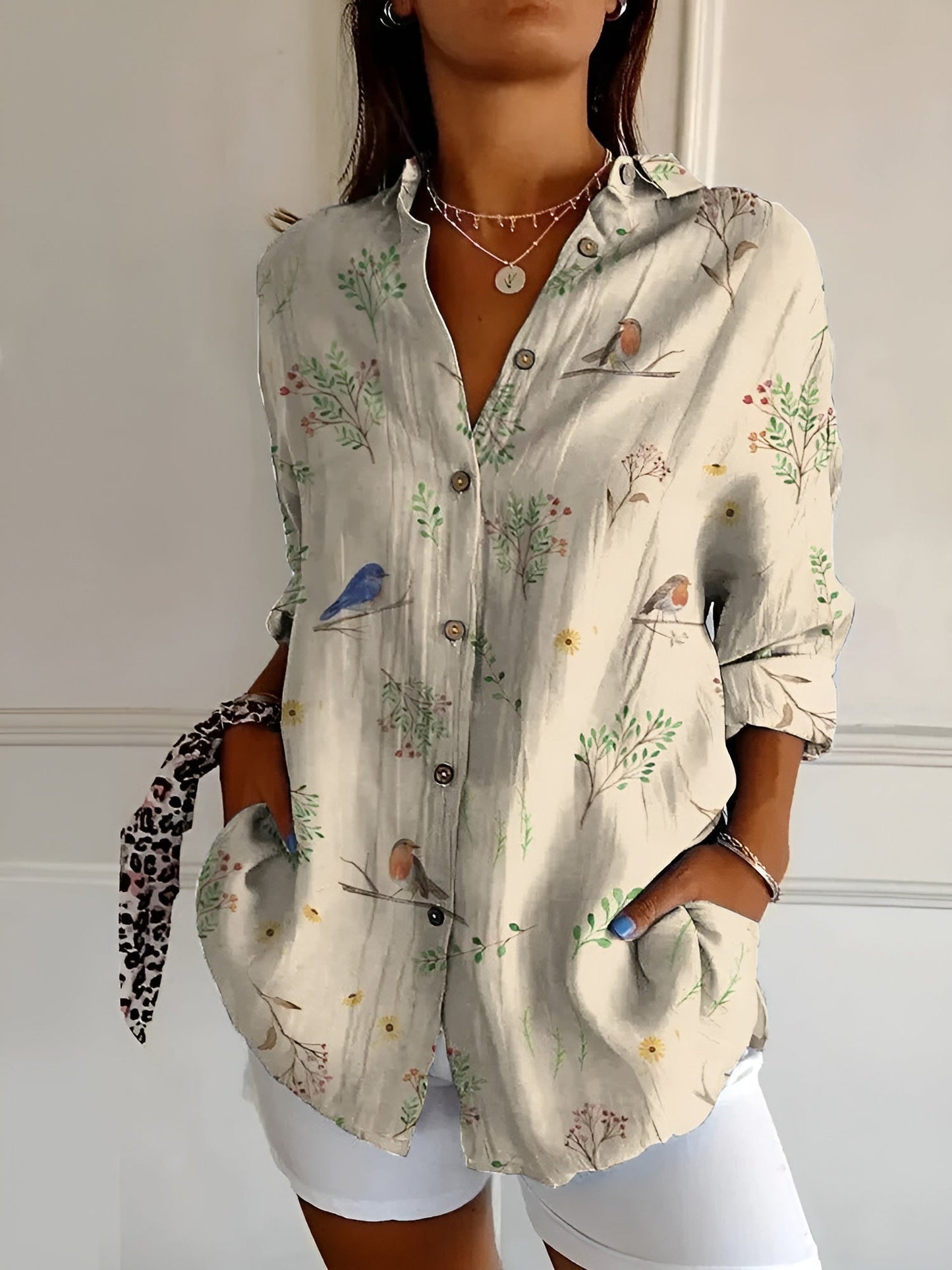 Blouse Féminine Élégante pour Travail ou Quotidien