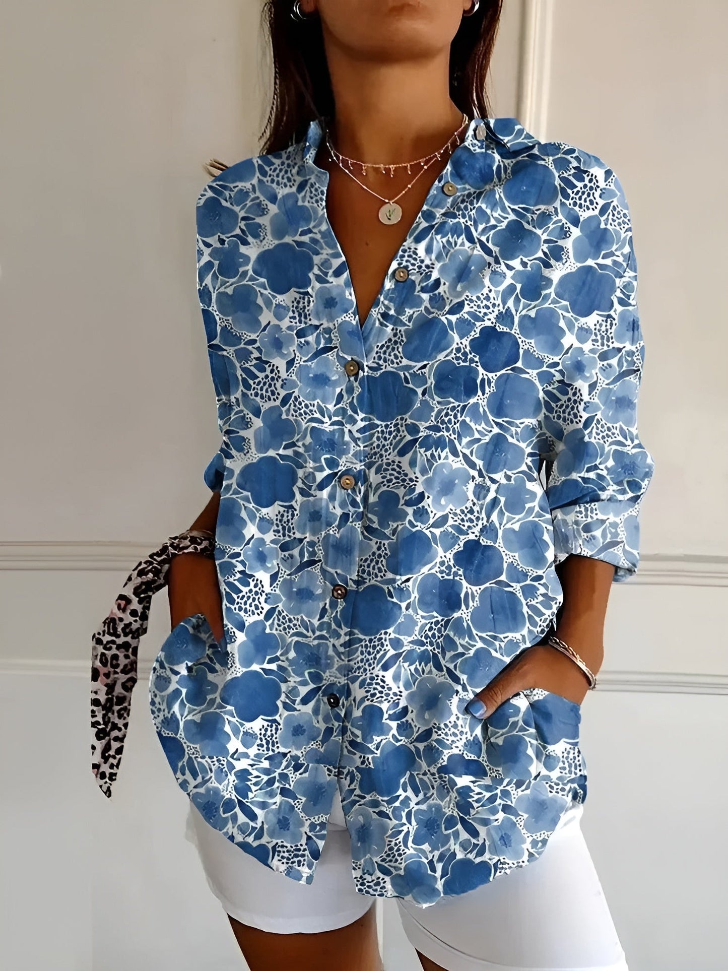 Blouse Féminine Élégante pour Travail ou Quotidien