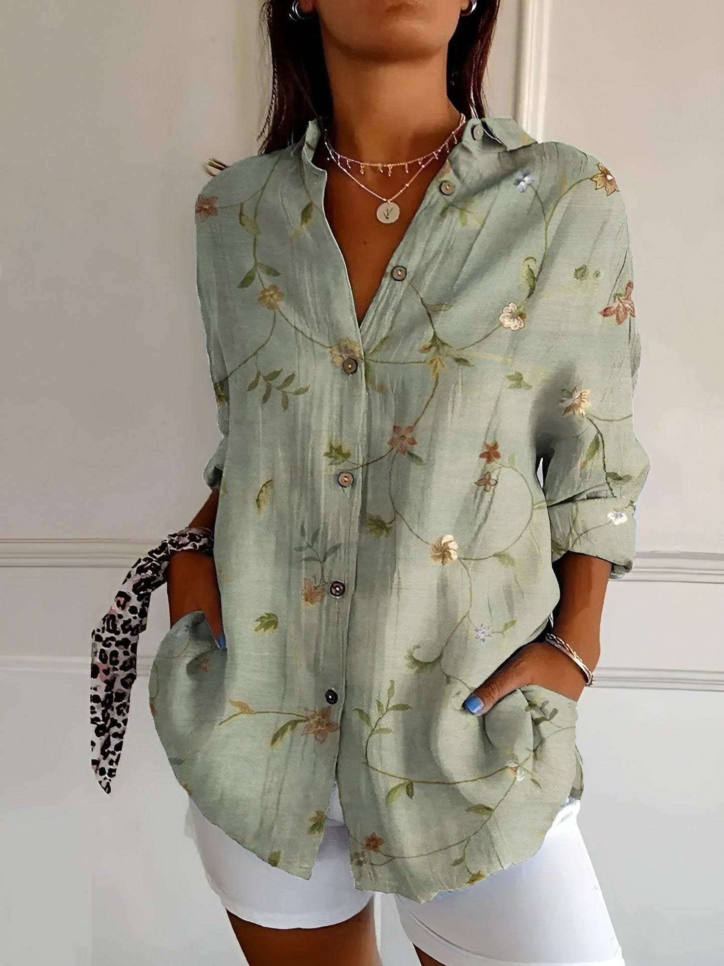 Blouse Féminine Élégante pour Travail ou Quotidien
