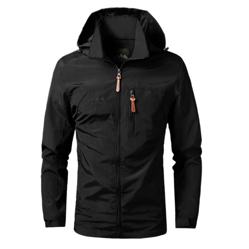 Veste de Randonnée Imperméable avec Poches Cachées pour Homme - LuxeStyle