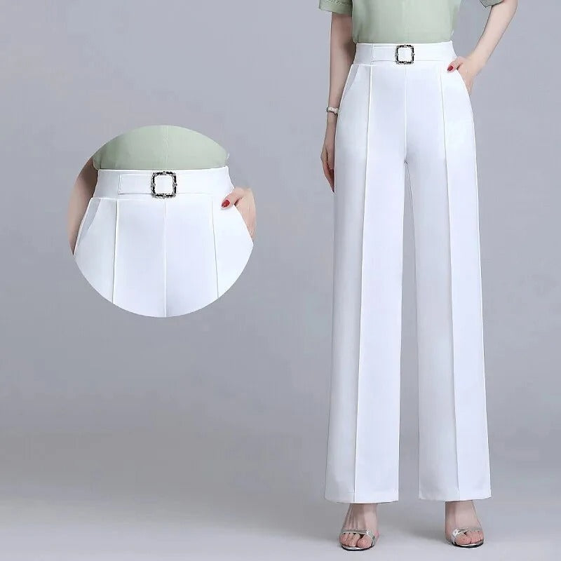 Pantalon Femme Confortable à Taille Élastique