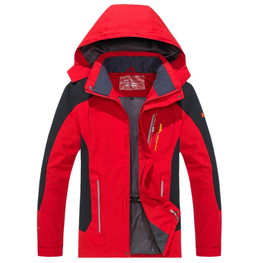 Veste Imperméable Homme avec Capuche et Zip pour Randonnée - LuxeStyle