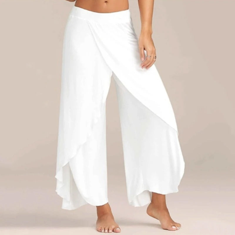 Pantalon de yoga confortable femme large - LuxeStyle