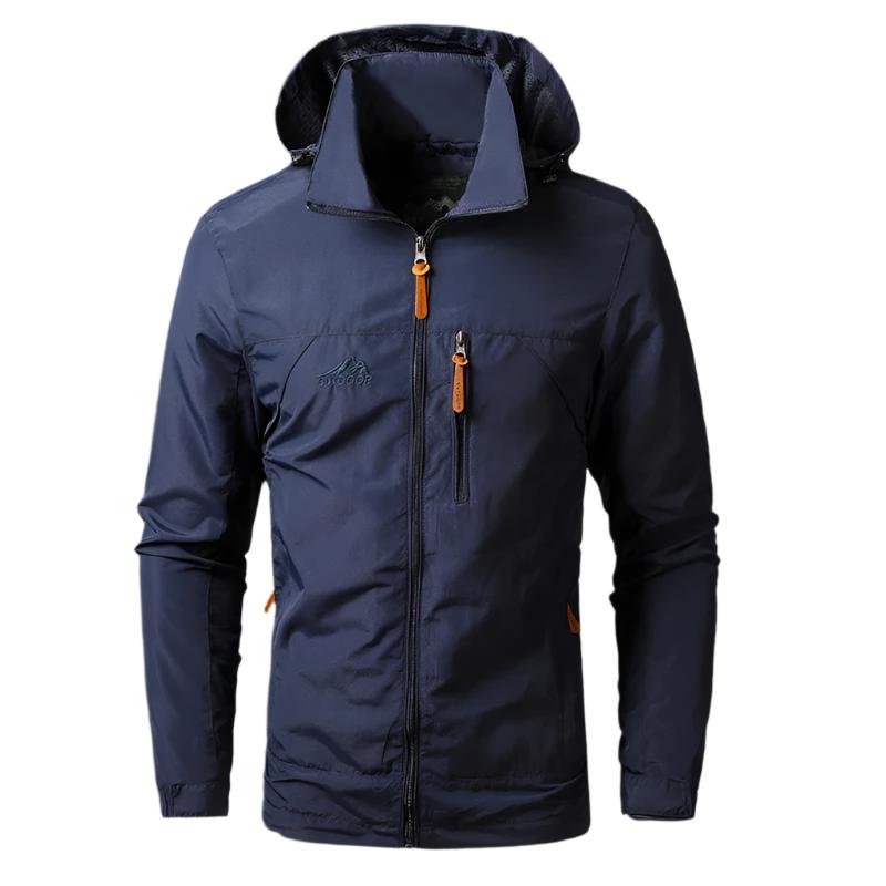 Veste de Randonnée Imperméable avec Poches Cachées pour Homme