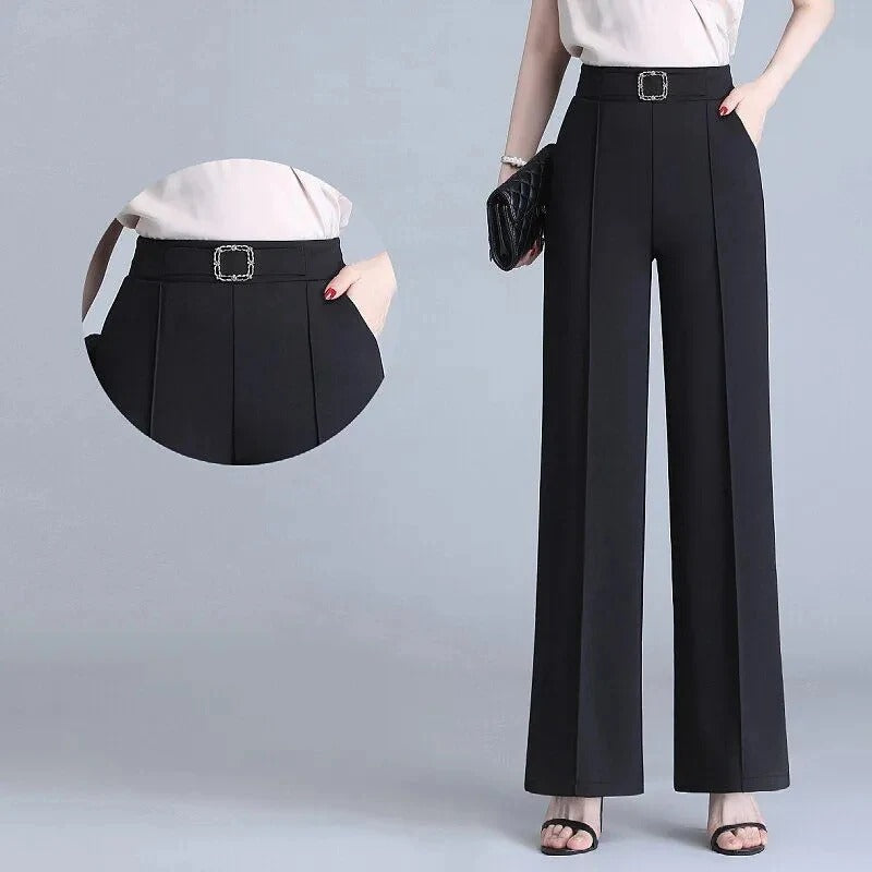Pantalon Femme Confortable à Taille Élastique