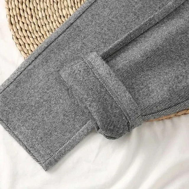 Pantalon Femme Laine Châle Élégant