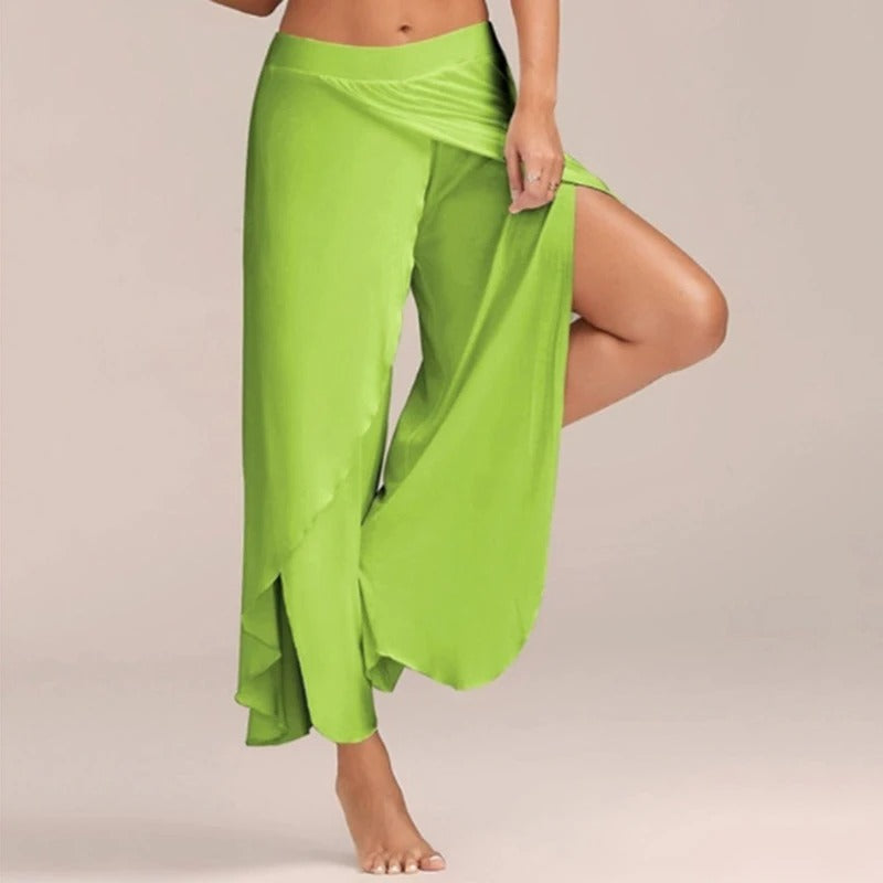 Pantalon de yoga confortable femme large