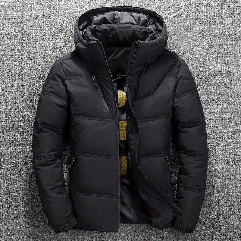 Veste Douillette avec Capuchon pour Homme | Parfaite pour L'Hiver - LuxeStyle