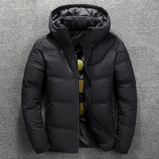Veste Douillette avec Capuchon pour Homme | Parfaite pour L'Hiver - LuxeStyle