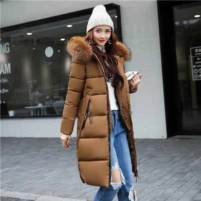 Doudoune Femme Hiver Élégante avec Capuche - LuxeStyle