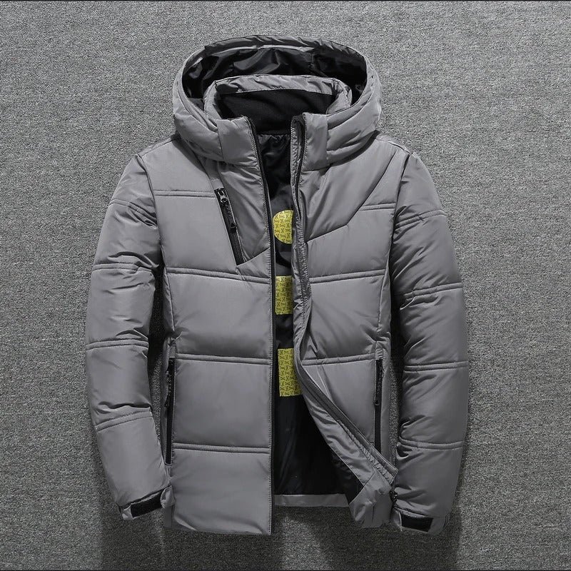 Veste Douillette avec Capuchon pour Homme | Parfaite pour L'Hiver